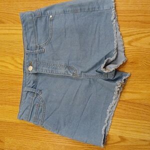 Tinseltown_ Light blue jean shorts_9